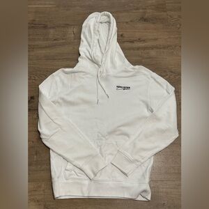 Hollister Men's Classic White Pullover Hoodie